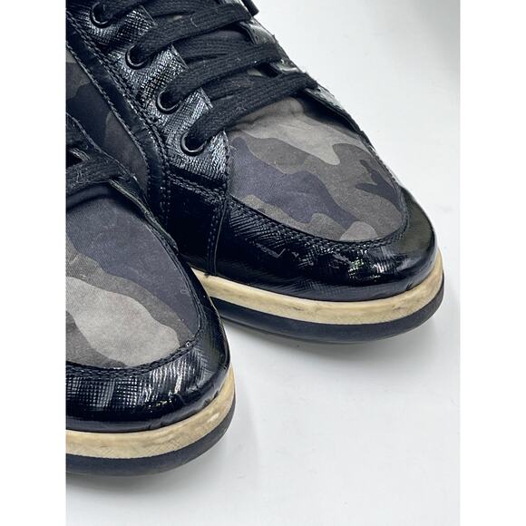 Prada Mens Green Black Gray Leather Accent Camo Trainers Sneakers Sz 41/M8/W9.5‎ main image 11